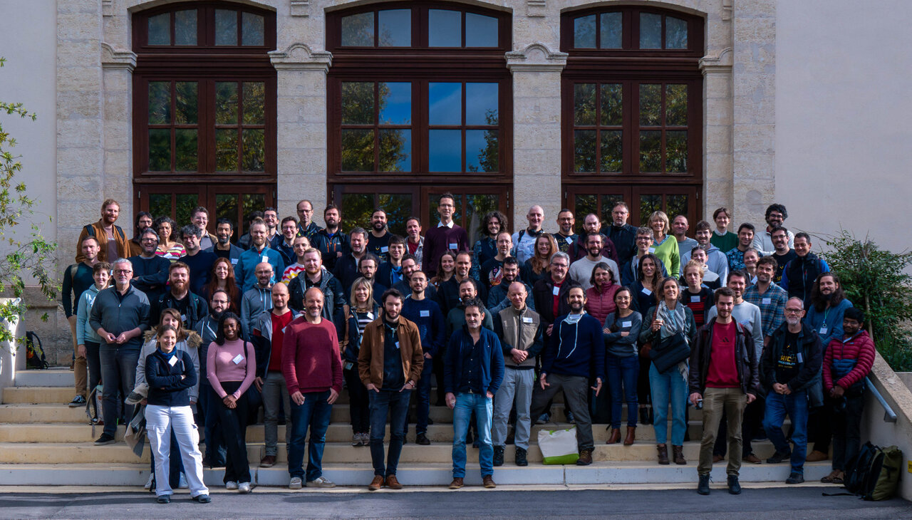 Group picture of the attendees on Friday, November 10th, 2023.  By Tess Gobain.